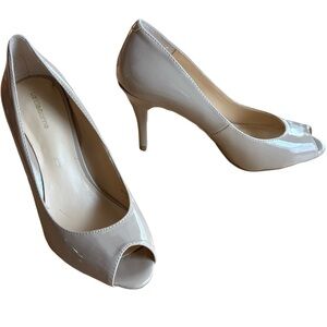 Liz claiborne Ramona Peep-Toe 3.25” Pumps (2013 not stacked) Beige Nude Size 5